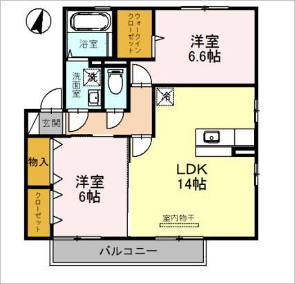 エルビエントの間取り