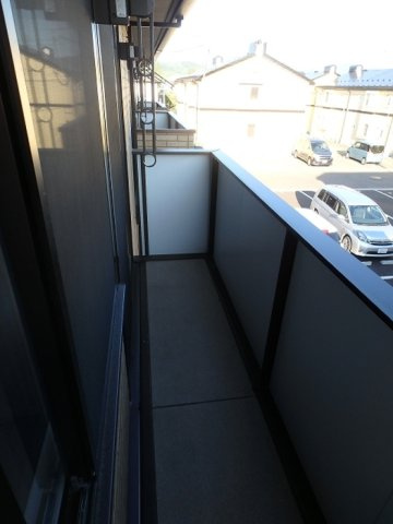 クレアトールＫ　Ⅰのバルコニー