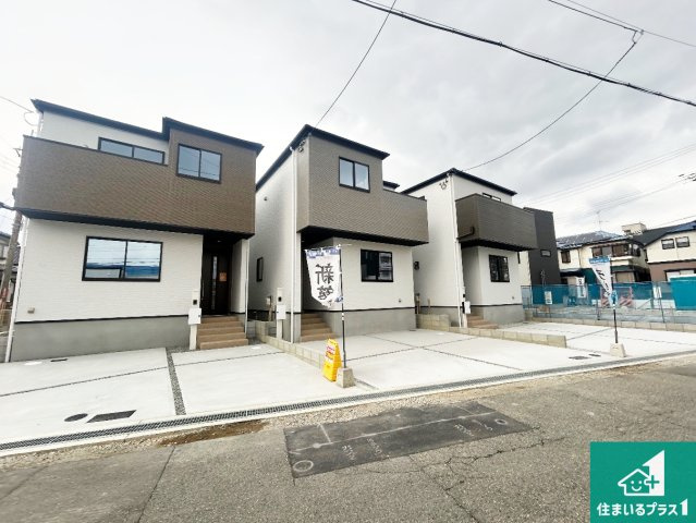 豊中市清風荘　第1期　新築一戸建ての外観|お客様に長く安心して住んでいだだける事にこだわった家づくり！住んでからのアフターサービスにもしっかりと取り組んでいます！