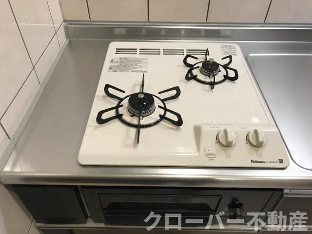 キャトルセゾン　Ⅰのキッチン|ガスコンロ