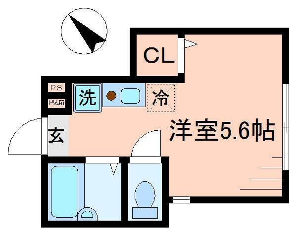 バーミープレイス国立Ⅱ の間取り