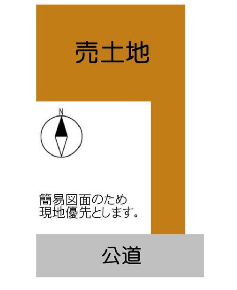 知多郡武豊町字緑台６丁目　売り土地の土地図