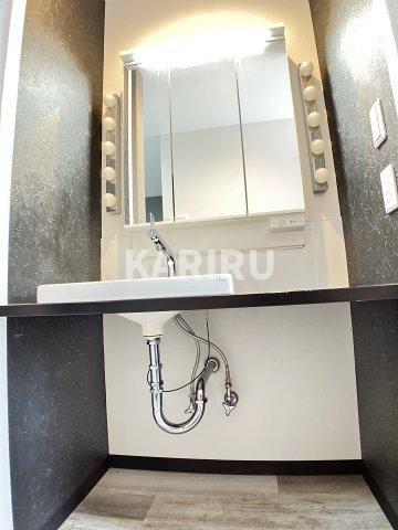 クロスレジデンシアの洗面所