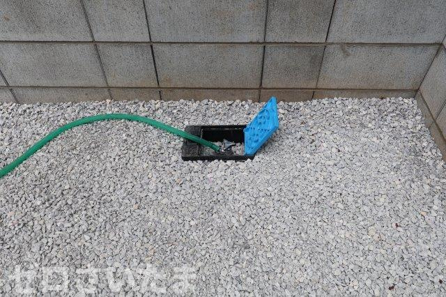 《仲介手数料無料》西区三橋６丁目496-2新築一戸建てフィットの外観|散水栓
