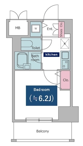 新品家具付きマンション東品川9(KaGood東京)の間取り|※間取りと異なる場合は現状を優先します。