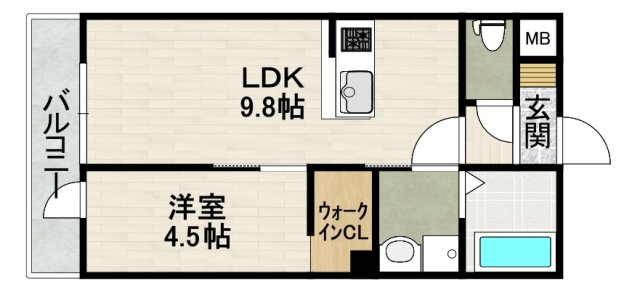 シャインヒルズの間取り