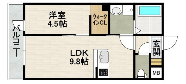 シャインヒルズの間取り