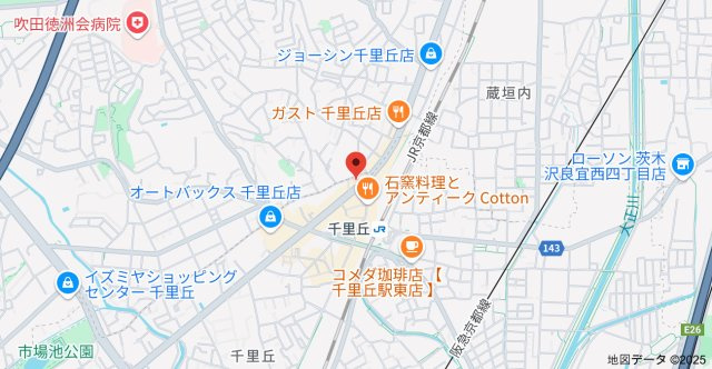 S-RESIDENCE千里丘の地図