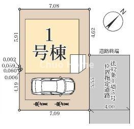 江戸川区江戸川3丁目新築分譲住宅の区画図|区画図
