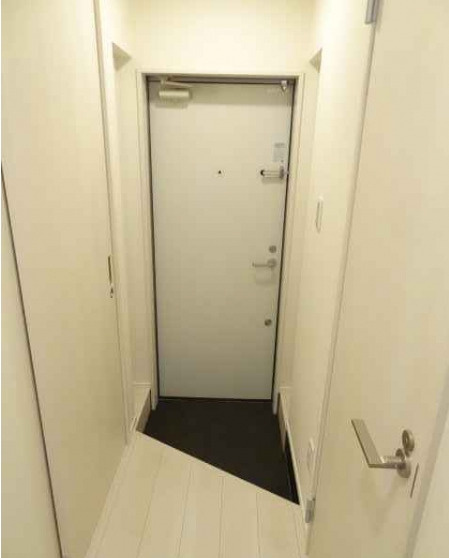 ウェルスクエア等々力　敷金0　角部屋　オートロック　宅配BOXの玄関