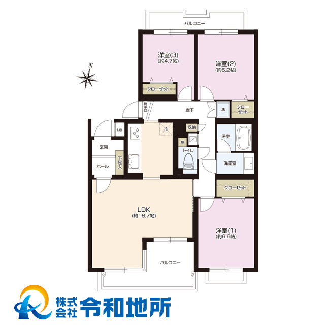 ハイマート辻堂の間取り