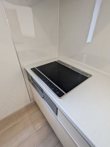 日立市久慈町　第25のキッチン|IHクッキングヒーターのため、掃除も簡単！小さいお子さんも安心です