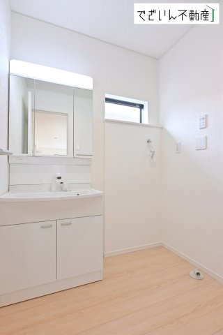 【独立洗面台】 | CRADLE GARDEN熊谷市赤城町第3　新築住宅 | ≪1号棟≫
現地(2026年4月撮影)