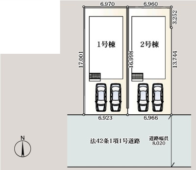 【区画図】 | CRADLE GARDEN熊谷市赤城町第3　新築住宅