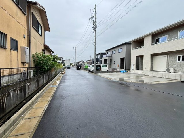 新築戸建　大垣市東町　全6区画分譲の前面道路含む現地写真|「現地（2026年9月8日）撮影」
■前面道路　
■ヤマダ不動産　株式会社リライフ