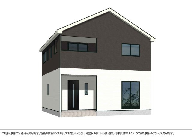 日立市久慈町　第25の外観パース|2号棟外観、類似物件のご見学可能です！！お問合せお待ちしております。