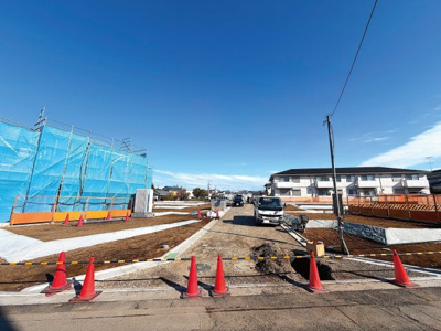 【前面道路含む現地写真】 | 大規模分譲＜全22区画＞長期優良住宅／横浜市瀬谷区北新