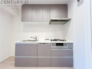 壁付けシステムキッチンはスペースの最大限の有効活用が可能で、動線がスムーズになり調理や準備が快適で効率的に行えます。収納スペースや吊り戸棚が設けられ、調理器具や食器類をスマートに収納できます。