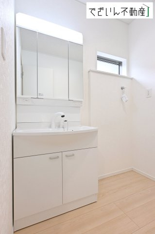 【独立洗面台】 | CRADLE GARDEN熊谷市赤城町第3　新築住宅 | ≪2号棟≫
現地(2026年4月撮影)