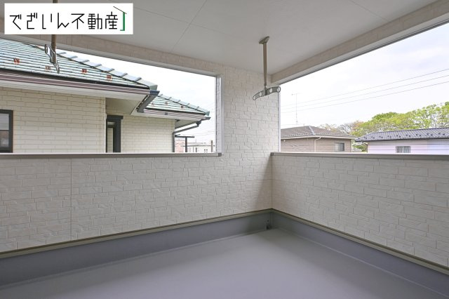 【バルコニー】 | CRADLE GARDEN熊谷市赤城町第3　新築住宅 | ≪2号棟≫
現地(2026年4月撮影)