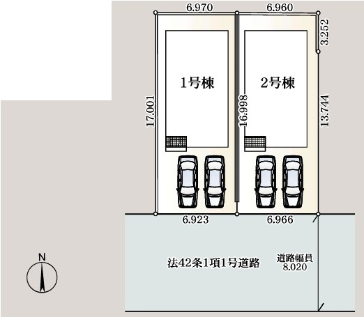 【区画図】 | CRADLE GARDEN熊谷市赤城町第3　新築住宅