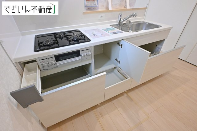 【キッチン】 | CRADLE GARDEN熊谷市赤城町第3　新築住宅 | ≪2号棟≫
現地(2026年4月撮影)