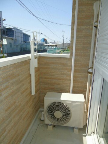 オルキスコートのバルコニー