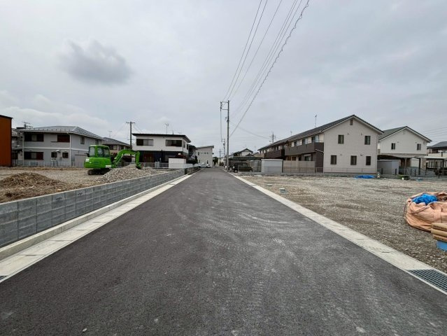 新築戸建　大垣市東町2丁目　全6区画分譲の前面道路含む現地写真|「現地（2026年1月5日）撮影」　
■前面道路　
■ヤマダ不動産　株式会社リライフ