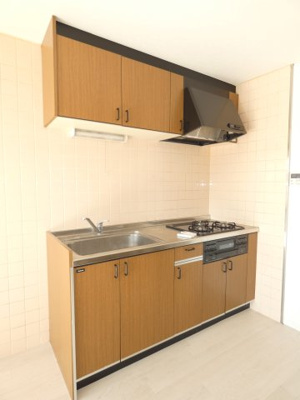 【キッチン】 | パークサイドほそや | 3口ガスシステムキッチン