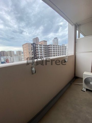 【バルコニー】 | エス・キュート上本町イースト　仲介手数料無料