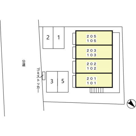 ラフローラの区画図