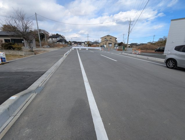高萩市下手綱　第5の前面道路含む現地写真|前面道路含む現地写真です