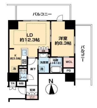 ザ・ハウス豊橋 WESTの間取り