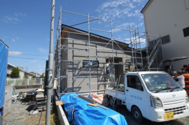南万々　新築戸建　平屋建て　D号地（全4区画）の外観|Ｄ号地　土地面積　168.96㎡（約51.11坪）建物面積　76.59㎡　（約23.16坪）