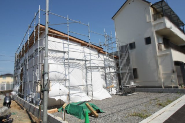 南万々　新築戸建　平屋建て　D号地（全4区画）の外観|Ｄ号地　土地面積　168.96㎡（約51.11坪）建物面積　76.59㎡　（約23.16坪）