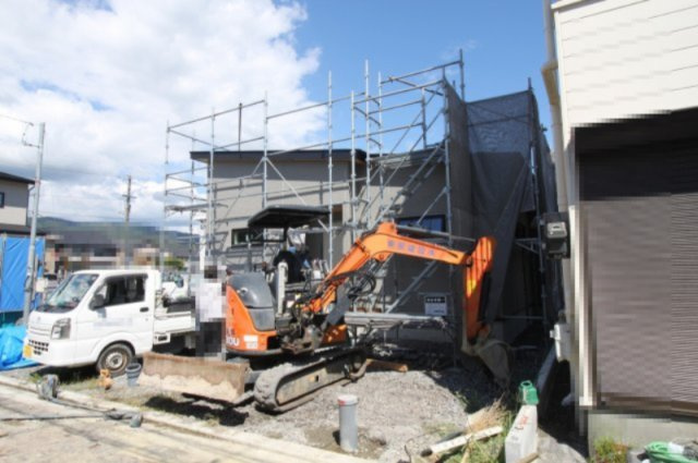 南万々　新築戸建　平屋建て　D号地（全4区画）の外観|Ｄ号地　土地面積　168.96㎡（約51.11坪）建物面積　76.59㎡　（約23.16坪）