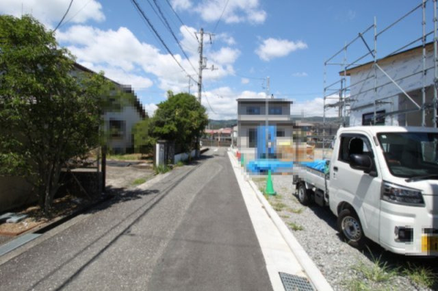 南万々　新築戸建　平屋建て　D号地（全4区画）の区画図|Ｄ号地　土地面積　168.96㎡（約51.11坪）建物面積　76.59㎡　（約23.16坪））