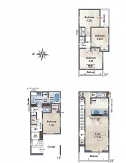 【間取り】 | 川口市弥平１丁目　新築戸建　2号棟