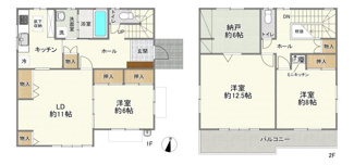 【間取り】 | 新座市道場2丁目 戸建