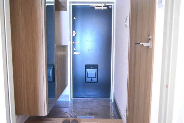 国立市富士見台２丁目の中古マンションの玄関