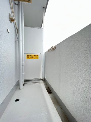 福田ハウスのバルコニー