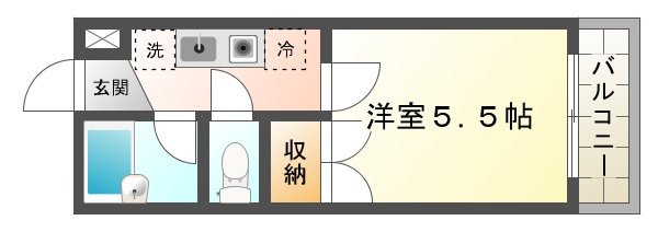 福田ハウスの間取り