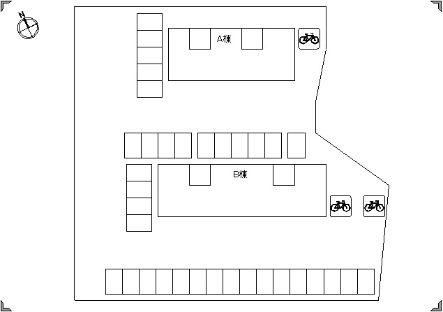パストラル A棟の区画図