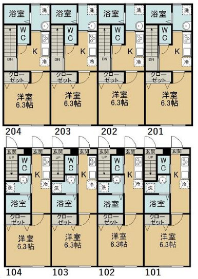 プランドール八木山本町の間取り