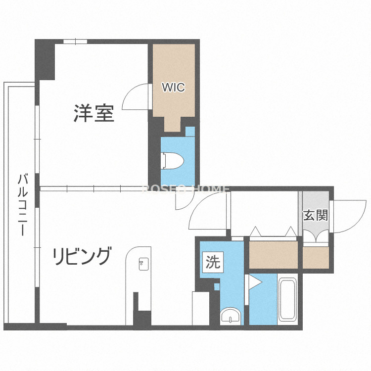 アプリーレ堺筋本町の間取り
