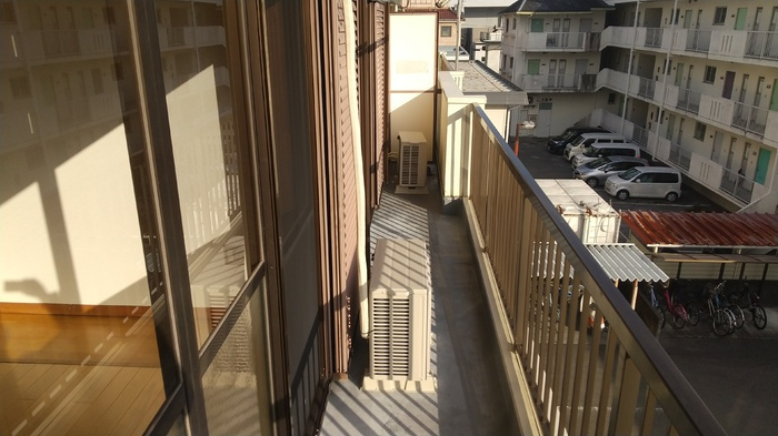 久保ハイツ Ⅰのバルコニー|バルコニー