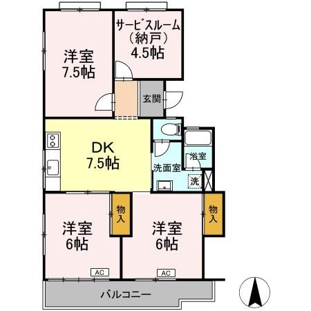 久保ハイツ Ⅰの間取り