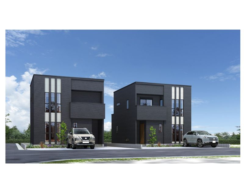 タマタウン総社市小寺　①号地の外観パース