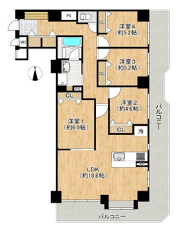 【間取り】 | エンゼルハイム上野芝