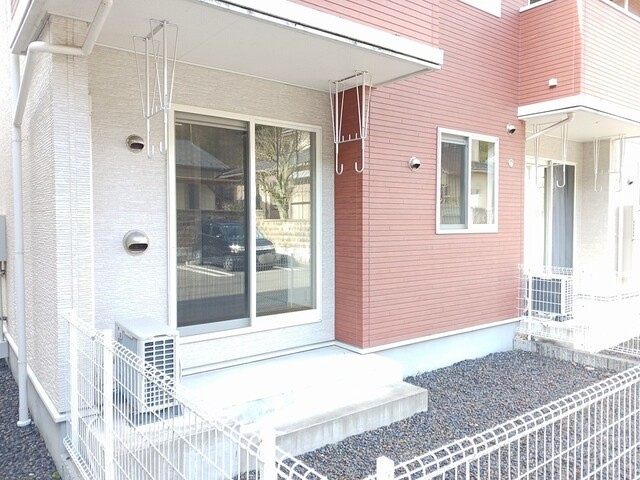 ブライトンコートの庭|広々とした専用庭が付いています♪